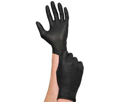 Black Latex Gloves